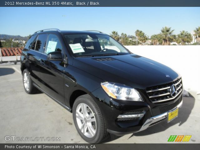2012 Mercedes-Benz ML 350 4Matic in Black