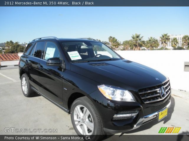 2012 Mercedes-Benz ML 350 4Matic in Black