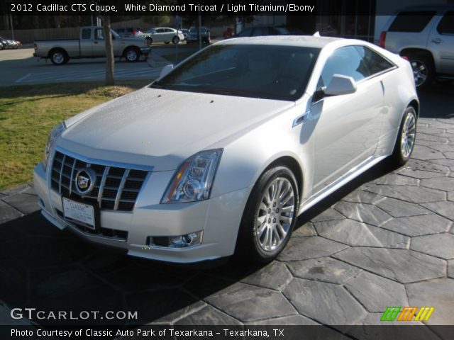 2012 Cadillac CTS Coupe in White Diamond Tricoat
