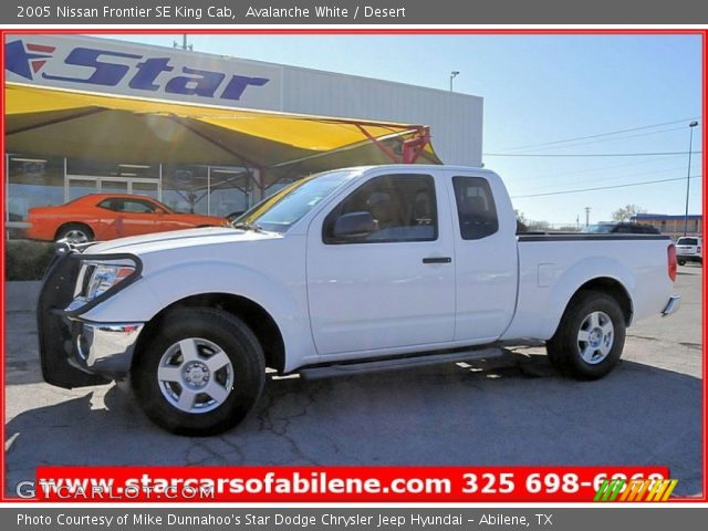 2005 Nissan Frontier SE King Cab in Avalanche White