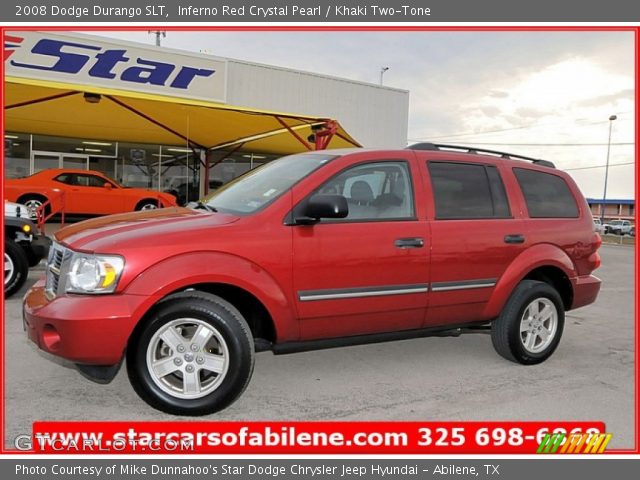 2008 Dodge Durango SLT in Inferno Red Crystal Pearl