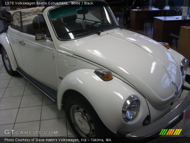 1978 Volkswagen Beetle Convertible in White