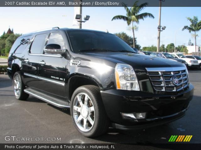 2007 Cadillac Escalade ESV AWD in Black Raven