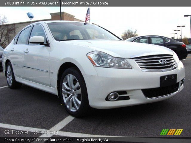 2008 Infiniti M 35x AWD Sedan in Moonlight White