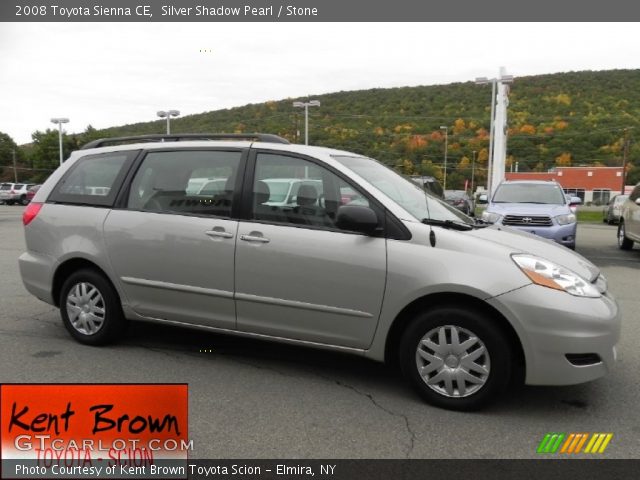 2008 Toyota Sienna CE in Silver Shadow Pearl