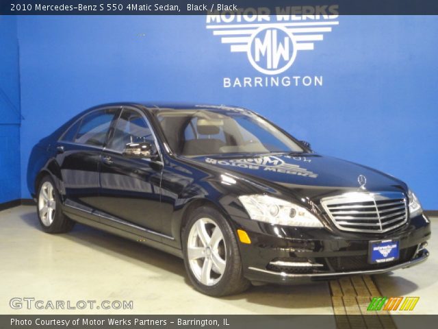 2010 Mercedes-Benz S 550 4Matic Sedan in Black