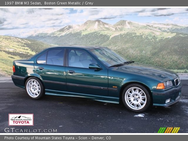 1997 BMW M3 Sedan in Boston Green Metallic