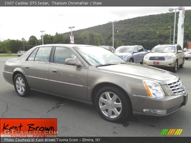 2007 Cadillac DTS Sedan in Titanium ChromaFlair