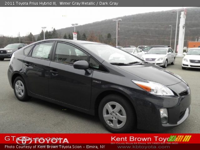 2011 Toyota Prius Hybrid III in Winter Gray Metallic