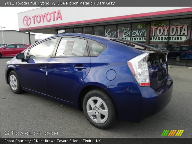 2011 Toyota Prius Hybrid IV in Blue Ribbon Metallic