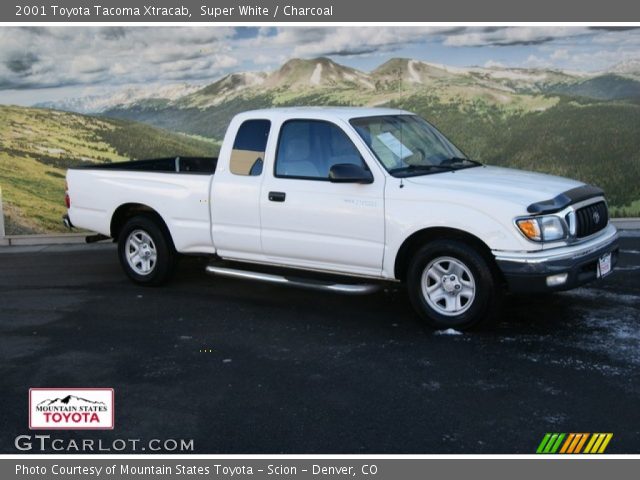 2001 Toyota Tacoma Xtracab in Super White