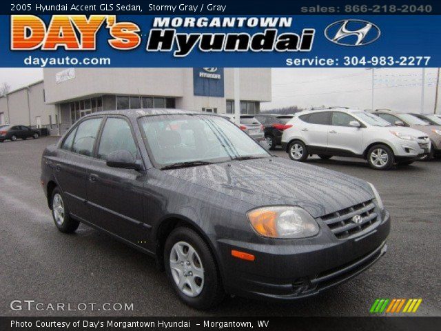 2005 Hyundai Accent GLS Sedan in Stormy Gray
