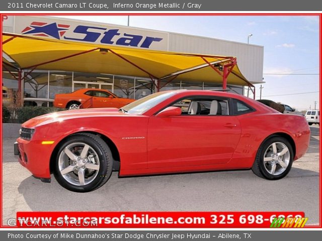 2011 Chevrolet Camaro LT Coupe in Inferno Orange Metallic
