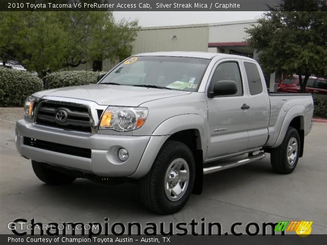 2010 Toyota Tacoma V6 PreRunner Access Cab in Silver Streak Mica