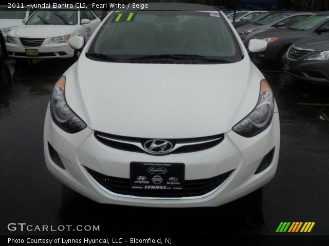 2011 Hyundai Elantra GLS in Pearl White