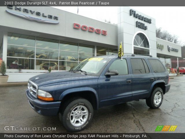 2003 Dodge Durango SLT 4x4 in Patriot Blue Pearlcoat