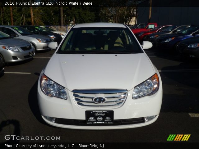 2010 Hyundai Elantra GLS in Nordic White