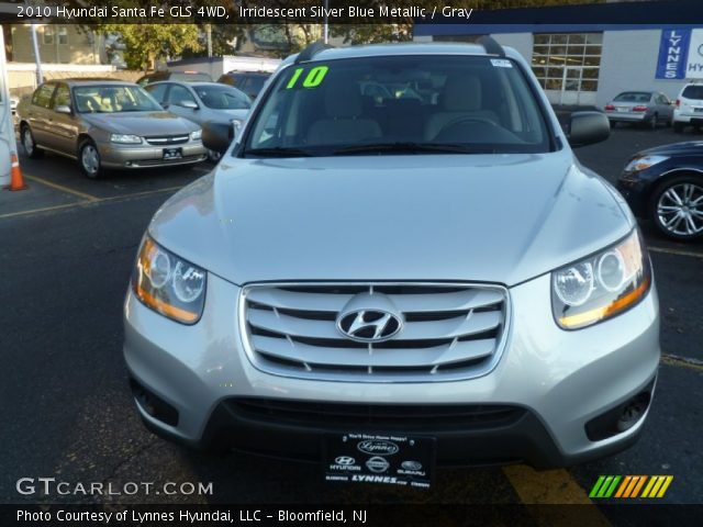 2010 Hyundai Santa Fe GLS 4WD in Irridescent Silver Blue Metallic