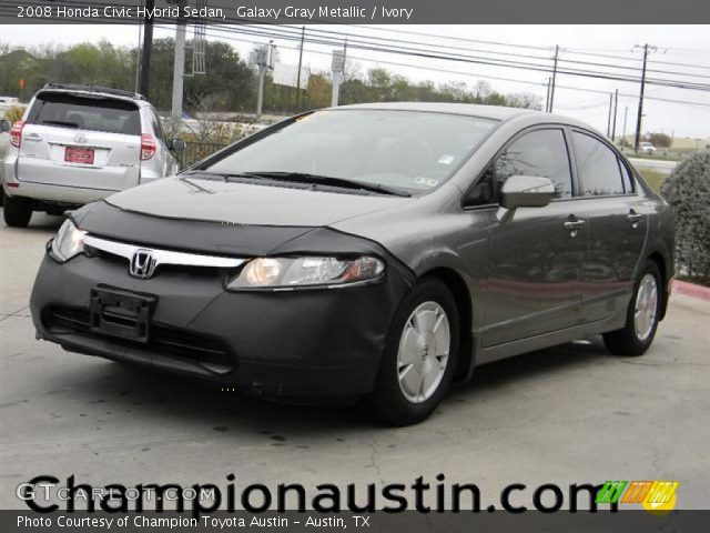 2008 Honda Civic Hybrid Sedan in Galaxy Gray Metallic