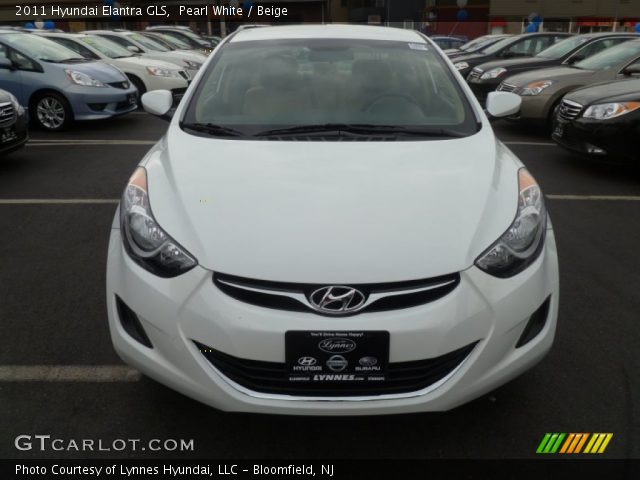 2011 Hyundai Elantra GLS in Pearl White