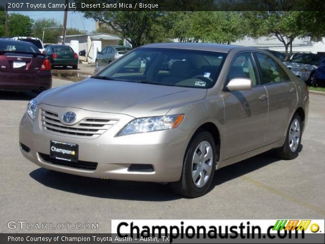2007 Toyota Camry LE in Desert Sand Mica