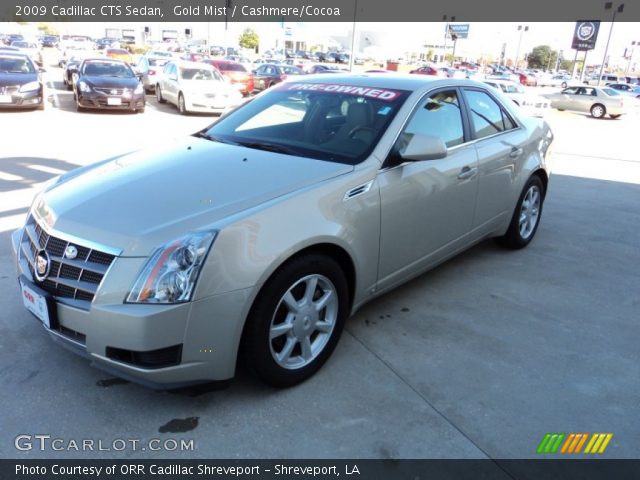 2009 Cadillac CTS Sedan in Gold Mist