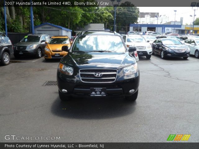2007 Hyundai Santa Fe Limited 4WD in Ebony Black