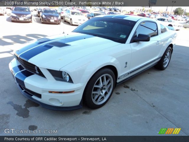 2008 Ford Mustang Shelby GT500 Coupe in Performance White