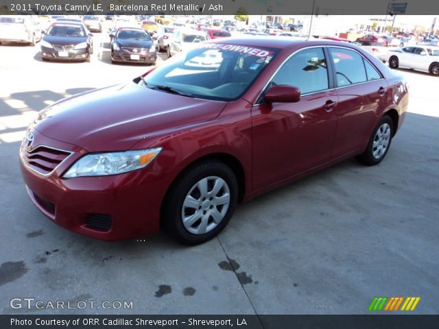 2011 Toyota Camry LE in Barcelona Red Metallic