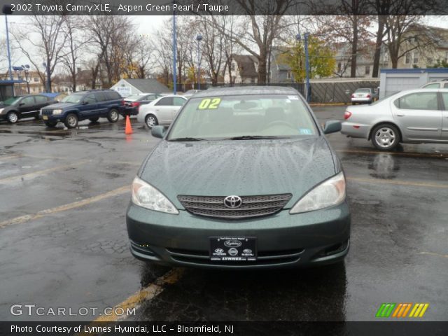 2002 Toyota Camry XLE in Aspen Green Pearl