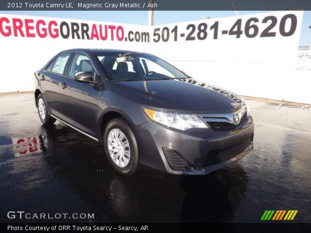 2012 Toyota Camry LE in Magnetic Gray Metallic