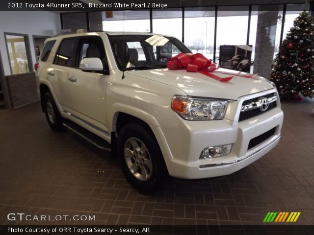 2012 Toyota 4Runner SR5 in Blizzard White Pearl