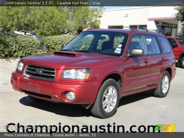 2004 Subaru Forester 2.5 XT in Cayenne Red Pearl