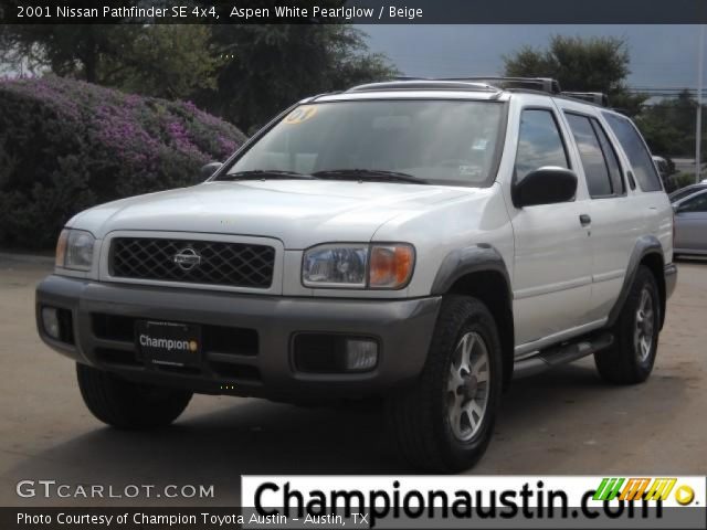 2001 Nissan Pathfinder SE 4x4 in Aspen White Pearlglow