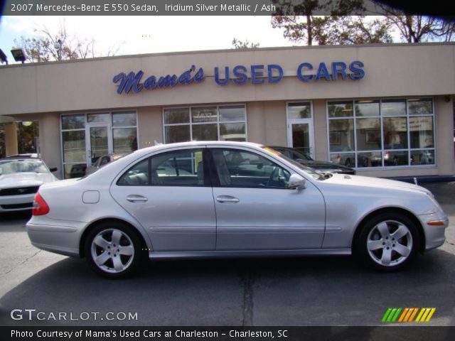 2007 Mercedes-Benz E 550 Sedan in Iridium Silver Metallic