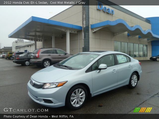 2012 Honda Civic EX-L Sedan in Cool Mist Metallic