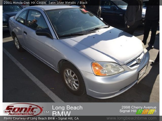 2001 Honda Civic HX Coupe in Satin Silver Metallic