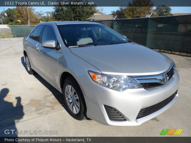 2012 Toyota Camry LE in Classic Silver Metallic