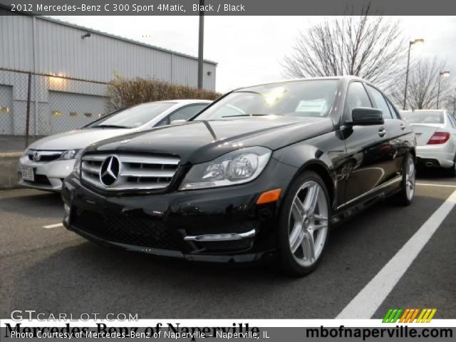 2012 Mercedes-Benz C 300 Sport 4Matic in Black