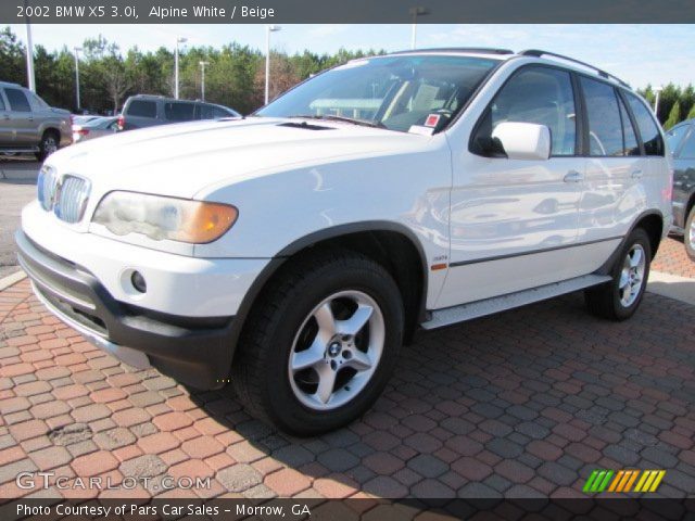 2002 BMW X5 3.0i in Alpine White