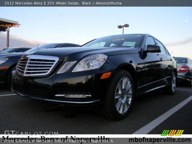 2012 Mercedes-Benz E 350 4Matic Sedan in Black
