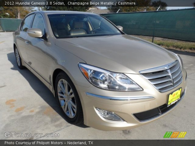 2012 Hyundai Genesis 3.8 Sedan in Champagne Beige Metallic