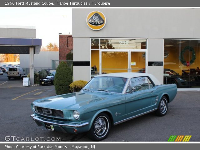 1966 Ford Mustang Coupe in Tahoe Turquoise
