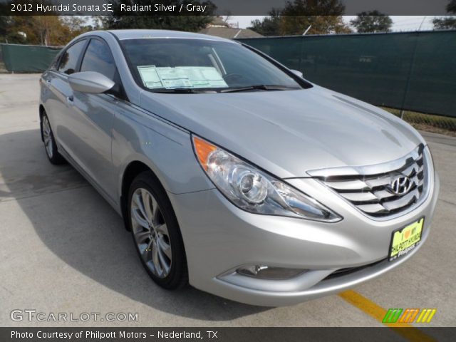 2012 Hyundai Sonata SE in Radiant Silver