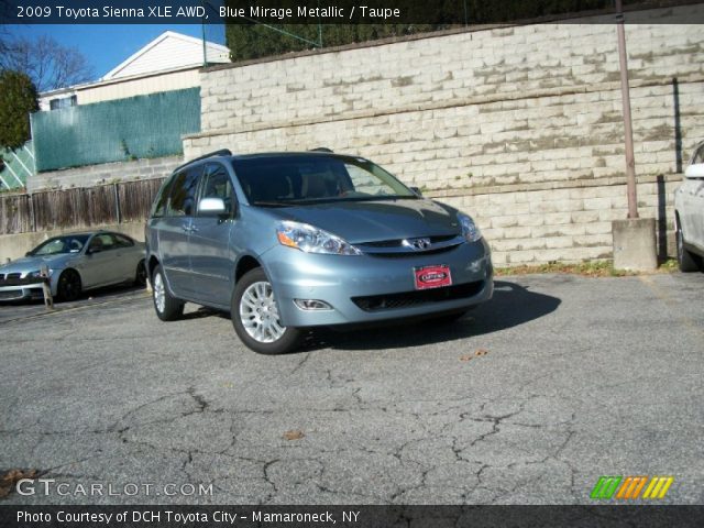 2009 Toyota Sienna XLE AWD in Blue Mirage Metallic