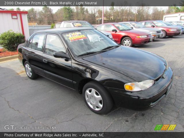 2000 Chevrolet Prizm LSi in Black Metallic