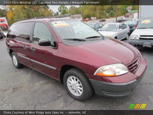 2000 Ford Windstar LX in Cabernet Red Metallic