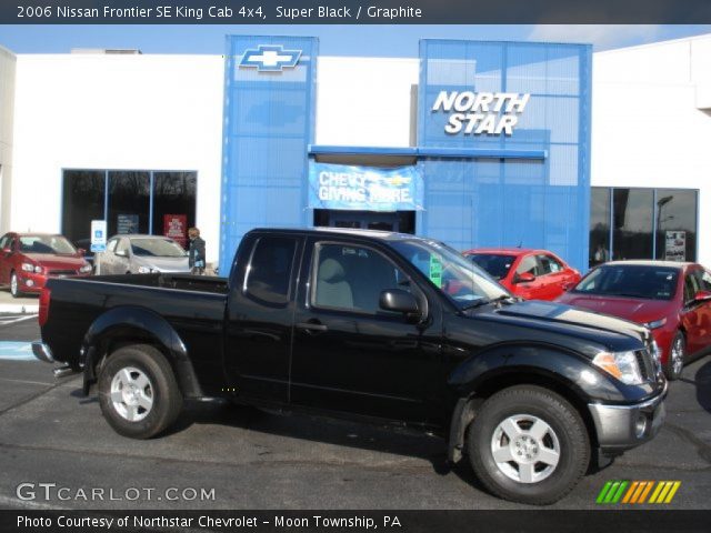 2006 Nissan Frontier SE King Cab 4x4 in Super Black