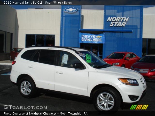 2010 Hyundai Santa Fe GLS in Pearl White