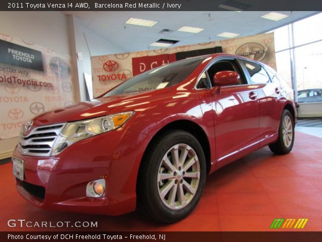 2011 Toyota Venza I4 AWD in Barcelona Red Metallic